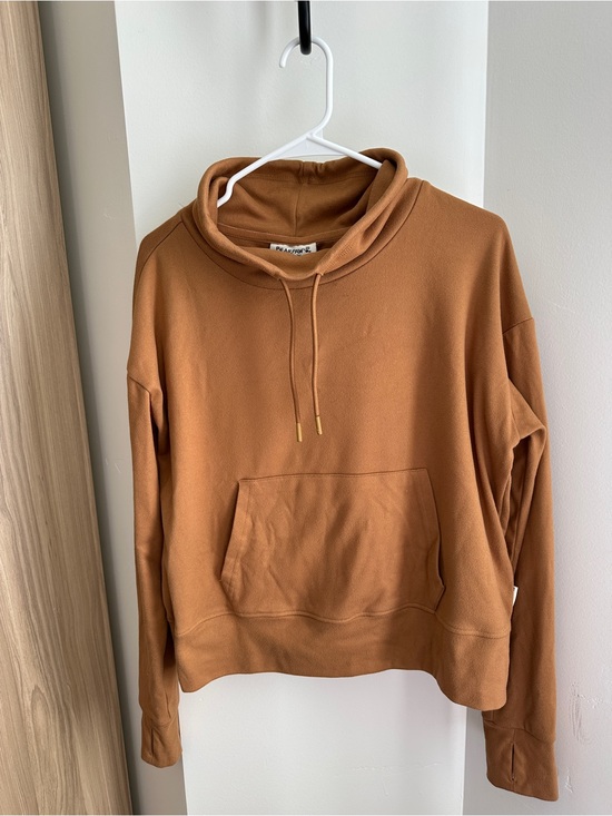 BearPaw Tops - Bearpaw Outdoors Women’s Camel Cowl Neck Pullover Hoodie Thumbholes M